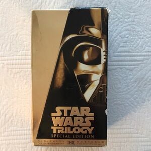 Vintage Star Wars Trilogy Special Edition VHS Set of 3 Movies in Box Return Jedi